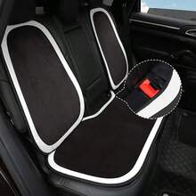 1 pieza Cojín de asiento de coche de peluche, cojín de asiento de coche cómodo, cojín de asiento de coche cómodo y cálido en invierno, reposacabezas de coche con forma de lazo, cojín de asiento de coche de peluche con corona, almohada de protección del cuello, cojín, productos de interior de automóvil de uso general todo el año, almohada de coche, cojín de asiento de coche - Unitalla - Ver 10