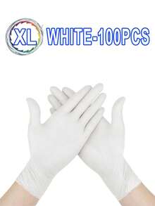 Powder-Free Disposable Nitrile Gloves, Available In S/M/L/XL, Durable Household Cleaning Gloves, Suitable For Kitchen, Bathroom, Cleaning, Food Handling, Tattoo, Beauty, Hair Dye, Pets, Salons, Cleaning Supplies, Small Appliances (No Packaging Box)