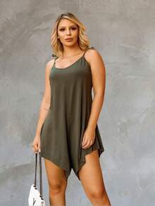 Women Jumpsuits - Army Green - View 1