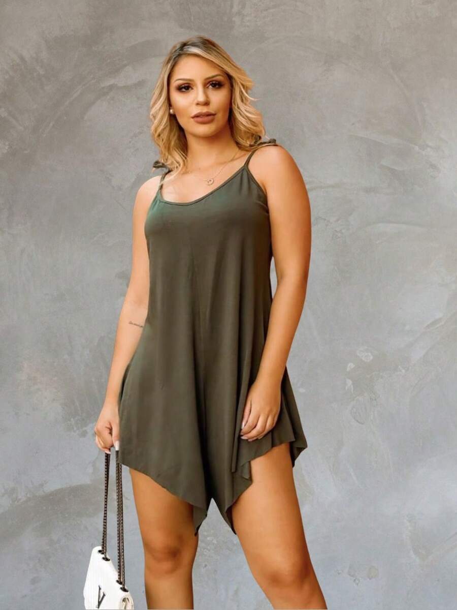Women Jumpsuits - Army Green - View 1