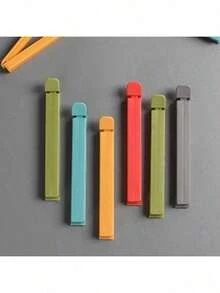 5pcs    Kitchen Colorful Sealing Clip | A Small Clip With Bright Colors, Used To Seal Snacks, Miscellaneous Grains, And Seasoning Bags, Clamp The Bag Mouth To Block Air, Prevent Moisture And Preserve Freshness - 彩色 - 查看 7