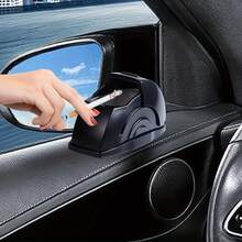 Stylish Car Ash Tray - Convenient For Storing Ash, Open Cover Design Prevents Scattering, Must-Have Car Accessory, Perfect Gift For Fashion-Forward Drivers - Black - View 6