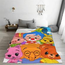 Soft Funny Throw Blanket Super Plim Plim Premium Flannel Fleece Lightweight Blanket Warm Plush Blankets All Season Use - Nhiều màu - Xem 4