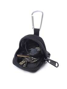 1pc Tactical Mini Portable Pouch Round Wear-Resistant Small Wallet Outdoor Small Storage Bag For Women For Men Money Wallet Mini Wallet Purse Wallet Wallet Keychain Travel Wallet Coin Wallet Purses For Woman Wallet For Ladies - Multicolor - View 4
