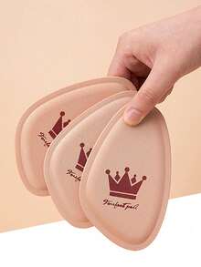 High Heel Forefoot Pads Half Size Insoles Thick Anti Pain Anti Slip Breathable Sweat Absorbing Shoe Inserts For Comfortable Fit Fall For Protection Cushioning Support - Màu be - Xem 7