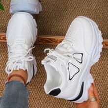 Versatile Thick-Sole Casual Sports Shoes, Suitable For Outdoor Running, All Seasons