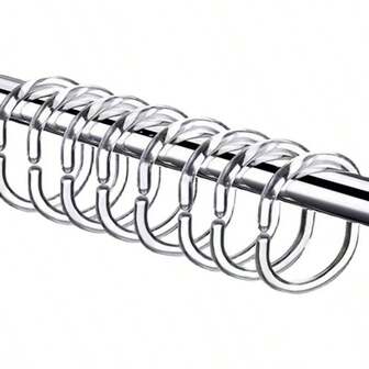 12pcs Multi-Functional Shower Curtain Hooks - Durable C-Shaped Hangers For Hanging Shower Curtain Rod, Essential Bathroom Accessory