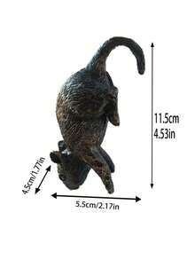 1 Tượng chuột treo dễ thương cho chậu cây | Tượng vườn bằng nhựa độc đáo, điểm nhấn cá nhân hoàn hảo cho người làm vườn và người yêu cây cảnh - Nhiều màu - Xem 4