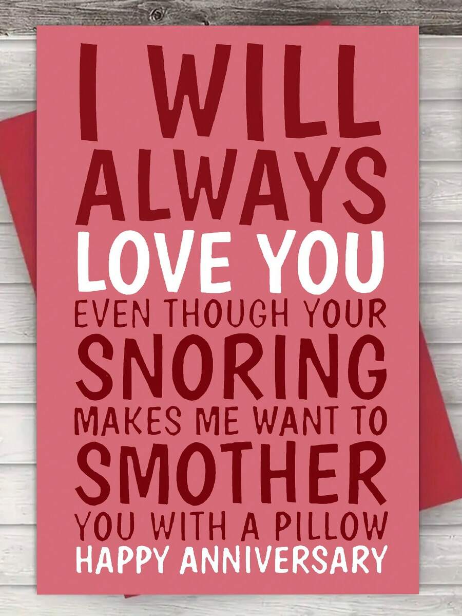 1pc Valentine's Day Greeting Card, "I WILL ALWAYS LOVE YOU". Valentine's Day Expression Of Love, Suitable For Giving To Boyfriend, Girlfriend, Husband, Wife, Lover, Confession Card, Family Greeting Card, Anniversary Gift - Multicolor - View 1