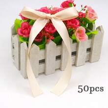 Customized Wine Glass Ribbon, Label Text Can Be Personalized, For Champagne And Wine Decor, Gift Packaging Decoration, Suitable For Wedding, Holiday Party, Gift Wrapping, Flower Bouquet Wrap - Multicolor - View 31