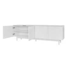 Television Stands & Entertainment Centers - White + Particle Board + 50-59 Inches - View 6