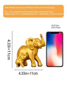 1 Tượng voi nhỏ, Quà tặng cho mẹ, Quà tặng hình voi cho phụ nữ, Trang trí nhà cửa, văn phòng, kệ TV, phòng khách, trang trí bàn, Quà Giáng sinh (Vui lòng kiểm tra thông tin kích thước trước khi mua) - Nhiều màu - Xem 11