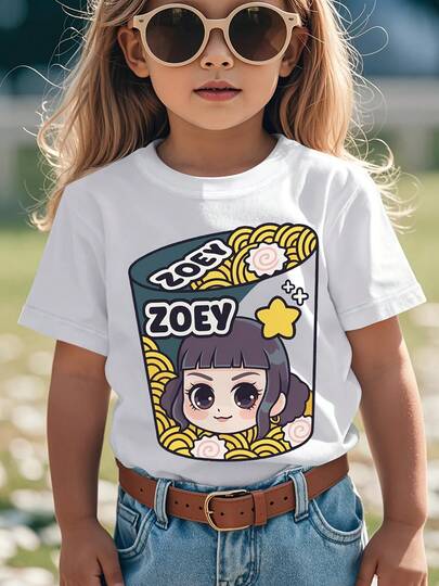 Camiseta estampada para niños/niñas, camiseta blanca de algodón suave para niños, camiseta inspirada en Kpop para niñas con logo de grupo de pop coreano - 100% algodón, elástica, transpirable, de manga corta con lindo estampado de K-Drama, camiseta casual de verano en blanco y negro para niños de 3 a 16 años, regalo de atuendo de cultura coreana para fanáticos de K-Drama, suave, cómoda y elegante para uso diario en todas las estaciones, perfecta para atuendo de vacaciones, look de estudiante