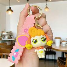 1pc Set Cute Kpop Christmas Keychain, Cartoon Pendant For Girls, Mira Zoey Rumi Keychain, Tiger Keychain, Couple Keychain, Anime Phone Charm, Bag Accessory, Friend Gift (Silicone Product, Slight Color Transfer Is Normal) - Multicolor - View 8