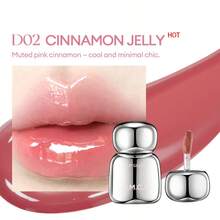 J.M.C.Y 透明唇彩，保湿，不晕染，镜面般光泽唇釉，唇部精华，学生唇膏 - D02 CINNAMON JELLY - 查看 1