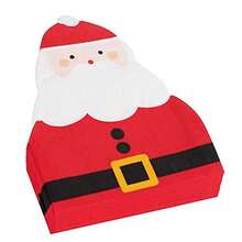 0 Pack Anta Clau Chritma Paper Napkin For Holiday Party Upplie  X 6 In - Merah - View 6