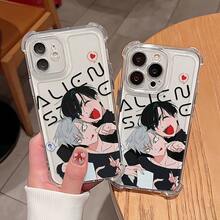 Funda de teléfono Cartoon A-ALIEN S-STAGE compatible con iPhone 17, 16E, 16, 15, 14, 13, 12, 11 Mini Pro Max Air X XR XSMAX 8 7 Plus, cubierta trasera suave transparente a prueba de golpes. - Mezcla de colores - Ver 3