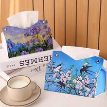 Hộp khăn giấy sáng tạo, hộp đựng khăn giấy bằng da cho phòng khách, phòng ngủ, túi đựng giấy vệ sinh đa chức năng, hộp khăn giấy họa tiết hoa, hộp đựng khăn giấy bằng da PU dày, hộp khăn giấy chống thấm nước, hộp khăn giấy trang trí cho nhà hàng, phòng tắm, ô tô, thích hợp cho nhà bếp, phòng ăn, phòng ngủ, phòng tắm, ô tô, hộp khăn giấy Ngày của Mẹ, thích hợp làm quà tặng Ngày của Mẹ và mùa cưới. - Nhiều màu - Xem 10
