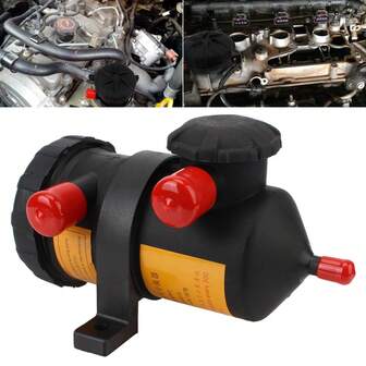 Oil Gas Separator For Patrol Turbo 4Wds Charged Landcruiser 2Mgd-1 Oil Separator Catch Can Filter Universal Provent