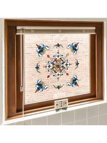 1pc European-Style Colorful Retro Pattern Decorative Sticker, PVC Sticker, Removable Self-Adhesive Easy-Tear Sticker, Home Decoration To Refresh Your Life, Holiday Decoration Sticker, Birthday And Graduation Gift. - Multicolor - View 11