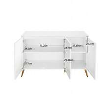 Storage Cabinets - Blanco + Tablero de partículas-1 - Ver 10