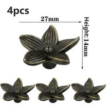 4 buc mânere de mobilier solide în formă de fluture retro pentru uși și mânere pentru dulap, bucătărie, sertar, mâner, decor pentru casă, stea de mare, formă de lotus, mâner pentru dulapuri, noptiere, biblioteci, dulapuri, comodă, mobilier, mâner pentru bucătărie, dormitor - Bronz - Vizualizare 15