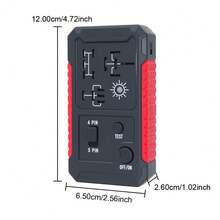 LED Indicator Type C Port Car Relay Tester 12V Circuit Tester Automotive Electronic Relay Tester LED Lighting Car Battery Checker