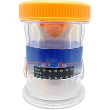Certum - Prueba rápida para detección de abuso de sustancias Vaso Hermético y Tiras Reactivas en un solo dispositivo Detecta 6 Diferentes Tipos de Drogas en orina AMP/PCP//MET/MOP/THC (1) - como en la foto - Ver 4