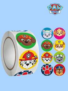 Paw Patrol 100张可爱贴纸套装，防水贴纸，适用于笔记本电脑、水瓶、行李箱、滑板、手机、派对礼盒等。 - 彩色 - 查看 1