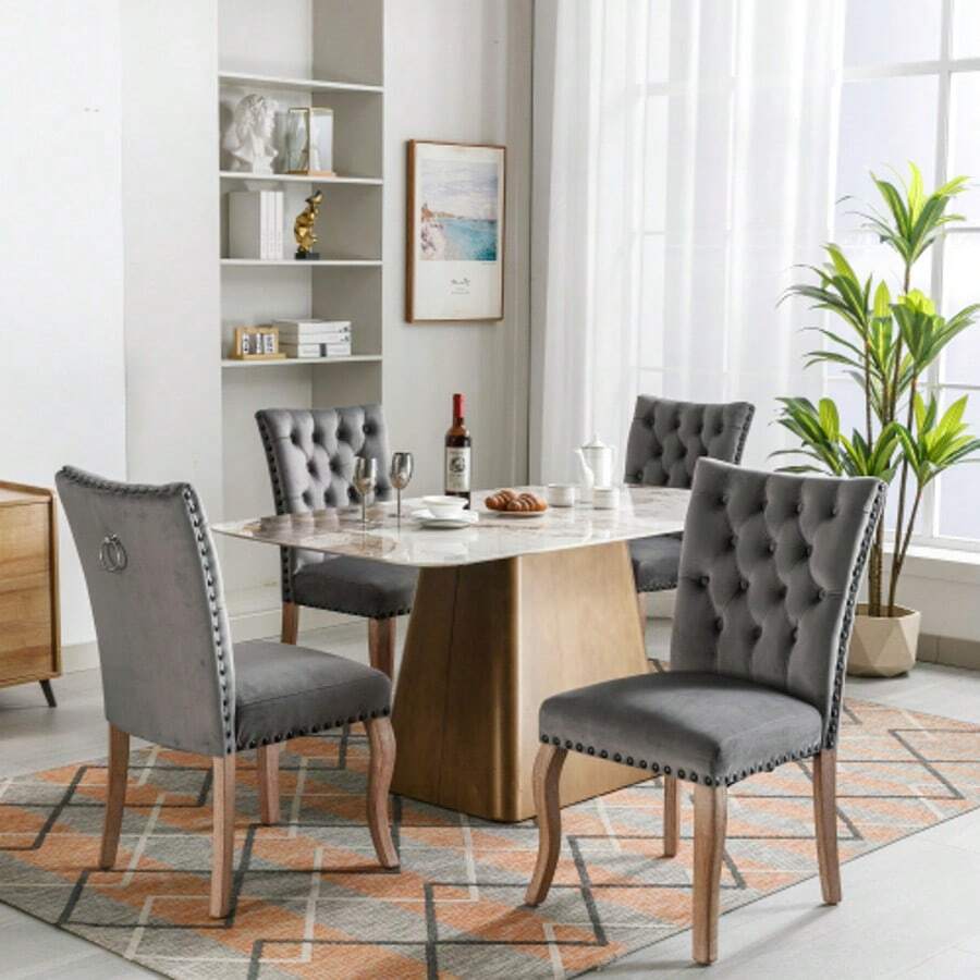 Dining Chairs - Gray2 - View 1