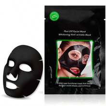 30 piezas máscara de carbón negro, rasguñable para hombres y mujeres, máscara de carbón activado negro, peel cuidado de la piel, hidratación e hidratación, anti-arrugas y blanqueamiento, máscara de eliminación de puntos negros, adecuado para todos los tipos de piel, - Negro - Ver 6