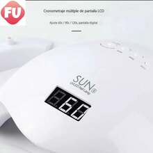48w Nail Dryer With Timer, White - White - View 3