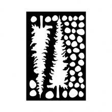 Pegatinas navideñas de plástico blanco para ventana con forma de árbol de Navidad, pegatinas navideñas creativas de doble cara para hacer tú mismo. - Blanco - Ver 6
