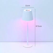 Cordless LED Desk Lamp, USB Rechargeable, Creative Portable RGB Table Lamp With Multiple Lighting Colors, Touch Control, Dimmable, Rechargeable Battery, Modern Design Lamp For Home Decor, Bedroom, Study, Office Lighting - Charging Model - View 12