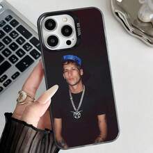 Funda de teléfono Rapper Y-Yung BeefS para 17,16,15,14,13,12,11,Pro,E,MAX, cubierta negra de silicona mate gris - z8 - Ver 4