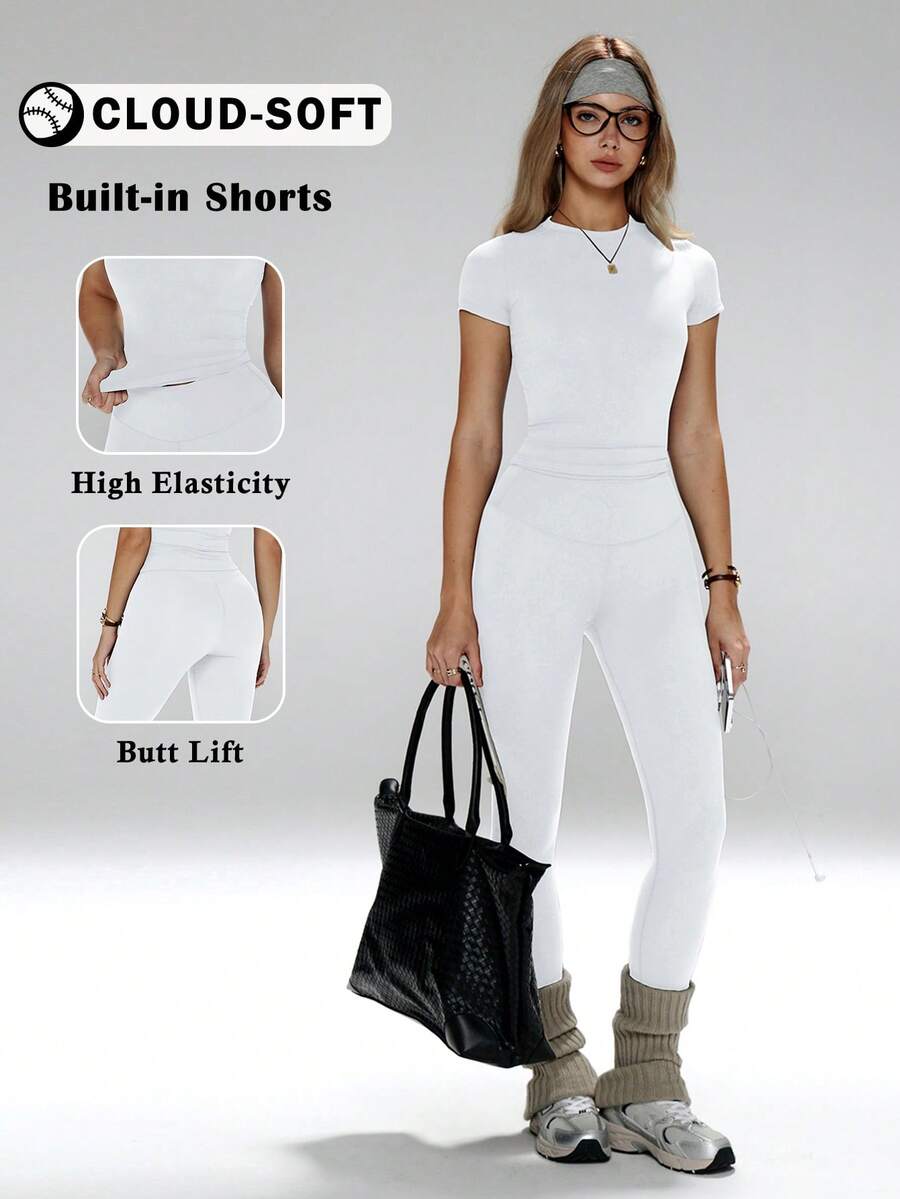 FWH #Todo-Combinable Todo-Estación# Camisa de Estilo Versátil Moldeadora, Estilizadora y Favorecedora en Blanco