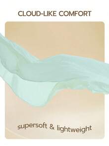 HONEY MOON 2pcs Soft & Breathable Solid Color Pillowcase, Envelope Closure, Wrinkle Resistant, No Filling - Fits T/F/Q/K Size Home & Dorm, OEKO-TEX Certified, Light Green - Light Green - View 4