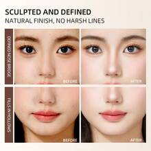 J.M.C.Y Bảng phấn bắt sáng và tạo khối 4 màu lì & lấp lánh, làm sáng và tạo khối khuôn mặt - #02 Bảng màu trà ấm - Xem 10