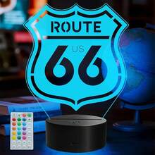 Regalo de coche de carreras para niño, luz de una noche con control remoto, cambio de 16 colores, temporizador, modo de parpadeo RGB y regulable, merchandising de coche de carreras para niños - Color 4 - Ver 24