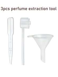1套15毫升可灌装香水瓶，带铝制喷头（3个香水瓶+3个香水提取工具），小巧香水瓶，化妆品玻璃瓶，旅行必备，螺旋喷头香水瓶，香水分装小空瓶，便携式香水样品瓶，玻璃瓶，精美礼品，圣诞礼物，生日礼物，新年礼物