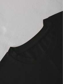 Camiseta de hombre de moda con estilo dulce y cool 'I Don't Care', con estampado de llamas, degradado rosa y púrpura de estilo gótico, marca de actitud única y moderna, camiseta suelta a la moda, cuello redondo casual, manga corta, tejido elástico, lavable a máquina - imprescindible para el verano - Negro - Ver 3