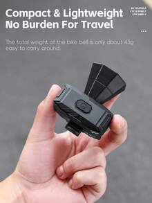 جرس دراجة كهربائي مقاوم للماء من نوع WEST BIKING 120ديسيبل قابل للشحن من منفذ USB-C مع 5 نغمات للاستخدام في الهواء الطلق - متعدد الألوان - مشاهدة 8