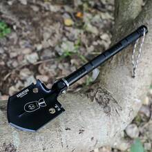 Multifunctional Shovel, Outdoor Car Portable Folding Shovel For Fishing, Beach Combing, Camping, Mini Iron Spade