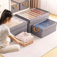 Set Of 3 Children's Clothing And Toy Storage Boxes With Lids For Underwear And Pants - 47*28*20cm - Nhiều màu - Xem 3