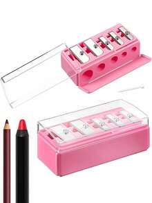 3pcs Chocolate Pencil Sharpener, Cartoon Creative Flip-Top Pencil Sharpener, School Supplies, Handheld, Non-Electric, Suitable For School And Office Use, Suitable For Pencils And Makeup Pencils, Compact Pencil Sharpener, Desktop Decoration Portable Pencil Sharpener, School Supplies For The Back-To-School Season, Suitable For Art Studios, Homes And Offices Back To School Season - Multicolor - View 9