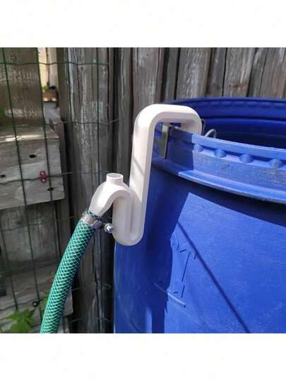 Soporte de borde de cubo, manguera y tubería de desbordamiento impresa en 3D para cubos de agua