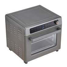 12-IN-1 Air Fryer Toaster Oven, 25L Convection Oven, 1700W Stainless Steel Toaster Ovens Countertop Combo With Grill, Pizza Pan, Gloves, 12 Slices Toast, 12-Inch Pizza, Home And Commercial Use - 灰色 - 查看 8