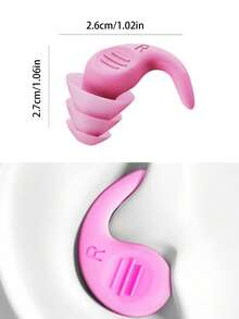 带收纳盒的隔音耳塞，可重复使用硅胶材质，适合游泳、睡觉、打鼾、学习、音乐会、户外旅行、工业工作等场合，有效降低噪音，保护听力，防水隔音，佩戴舒适，男女皆宜，是送给朋友的理想礼物。 - 彩色 - 查看 11