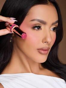 Rubor en Barra Beauty Creations Flawless Stay Blush Stick Cremoso con Acabado Natural y Luminoso Color Suave, Fácil de Difuminar y de Larga Duración- Fuchsia Thought - Fuchsia Thought - Ver 3