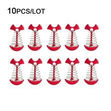 Camping Adjustable Plank Spiral Shaped Fish Bone Deck Carabiner Wind Rope Buckles Tent Stakes Hook Board Peg